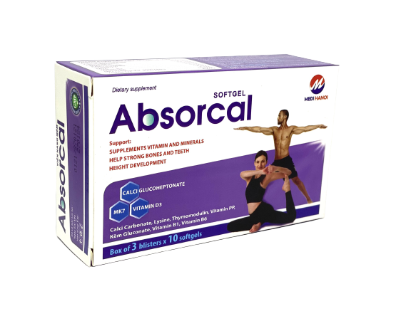 VIÊN UỐNG BỔ SUNG CALCI ABSORCAL